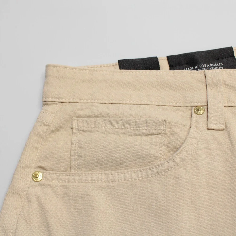 Monfrere NWT Jeans Size 38 US Deniro Slim Straight in Beige Cotton Blend